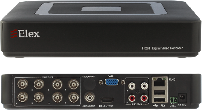 Цифровой видеорегистратор Elex H-8 Nano AHD 1080P/12 6Tb rev.B