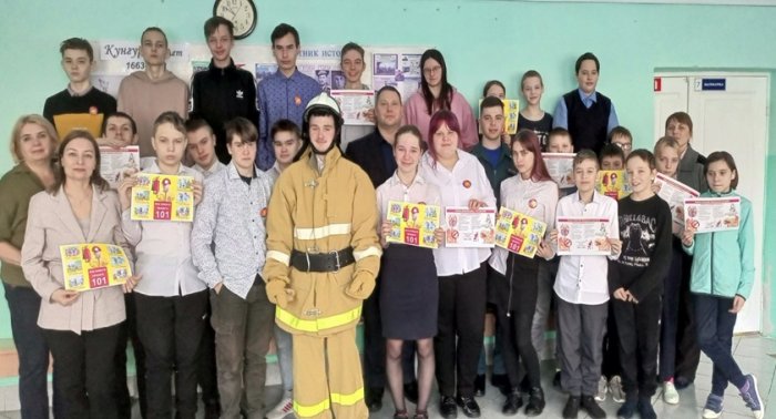 Эксперты «Пожарного гарнизона» приняли участие в открытом уроке ОБЖ