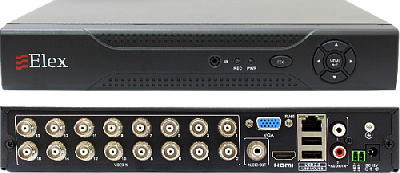 Цифровой видеорегистратор Elex H-16 Middle AHD 1080N/15 6Tb