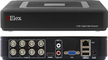 Цифровой видеорегистратор Elex А-8 Simple  AHD 1080N/12 6Tb rev.A