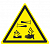 Знак  150-150мм  пленка , Опасно. Едкие и коррозионные вещества ГОСТ 12.4.026-2015