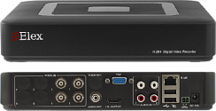 Цифровой видеорегистратор Elex H-4 Nano AHD 1080N 6Tb rev.В